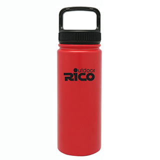 El vacío durable del acero inoxidable se divierte la botella 18oz rojo