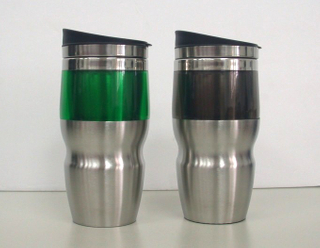 Taza del automóvil del acero inoxidable