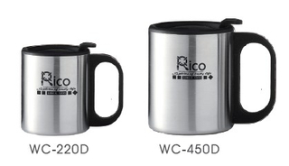 Taza de la pared del doble del acero inoxidable