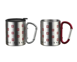 Taza al aire libre de la pared del doble del acero inoxidable