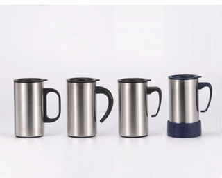 Taza de la pared del doble del acero inoxidable