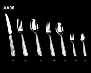Vajilla del acero inoxidable (cuchillo, cuchara de Fork&amp; fijados)