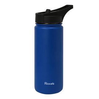 Botella de deportes de vacío de acero inoxidable con paja 540 ml, 946 ml