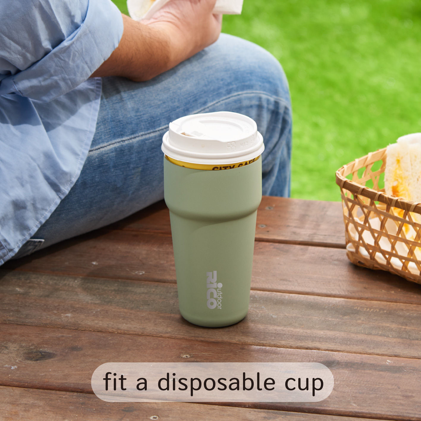 fit a disposable cup